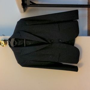 Theory navy blue wool suit blazer size 00